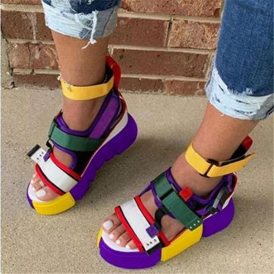 China Summer Anti-slippery Sandal For Women Wholesale Women Slippers Platform Sandals Ladies Shoes Girl Shoes for sale