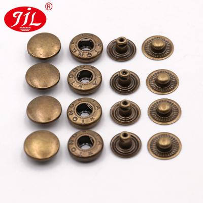 China Machine wash wholesale decorative instant brass zinc alloy zinc alloy bag cover button clothing accessories metal clothing accessories metal snap button snap button decorative for sale