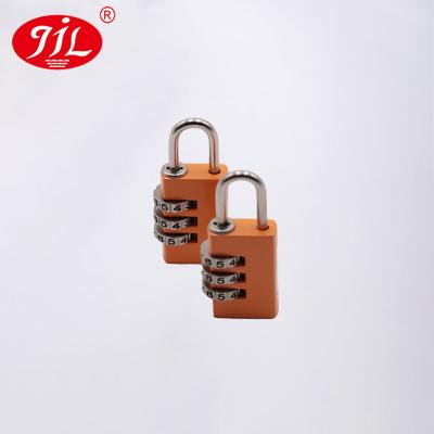 China Hot Selling High Quality Multi Color Digital AJF Combination Padlock Aluminum Luggage Lock 4 Codes Combination Number for sale