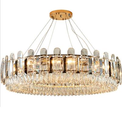 China Light Luxury Kitchen Living Room Dining Room Pendant Hanging Crystal Chandelier Lights for sale