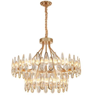 China Indoor Home Wedding Lighting K9 Crystal Hanging Light Luxury European Design Chandeliers from GANVA for sale