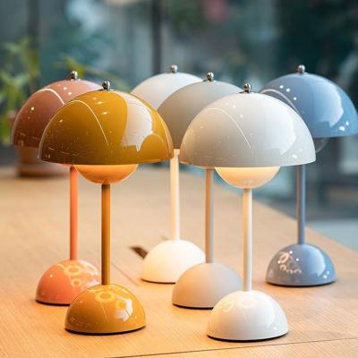 China European color customized modern iron bedside bedroom living room cordless led table lamp for sale