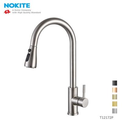 China Good Quality Cheap Price Pleastic 304SS Thermostatic Sprayer 2 Way Kitchen Faucet Mixer Taps for sale