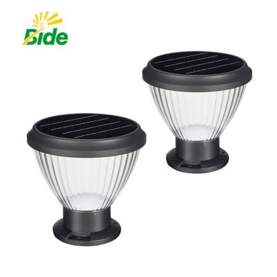 China Modern factory wholesale outdoor waterproof solar led pillar light ip65 solar led pillar light for sale