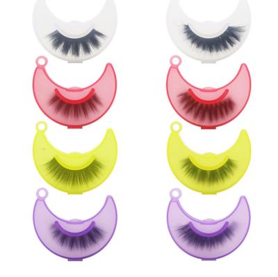 China New Design 100% Natural Hand Made False Mink Eyelashes Long Silk Lashes for sale