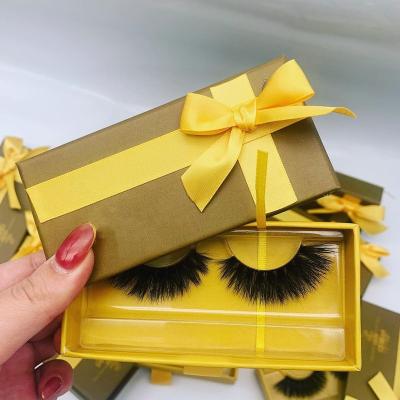 China Wholesale Natural Long Mink Lashes Real Private Label Lashes Seller 100% Custom Lashes Gift Boxes for sale