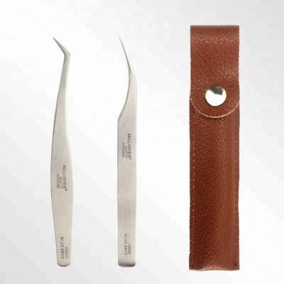 China Popular Wholesale Private Label Stainless Steel Tweezers For Eyelash Extensions for sale