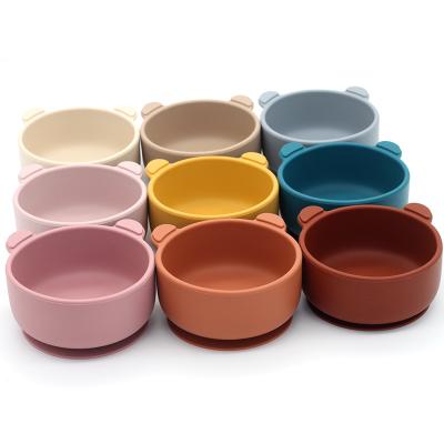 China Amazon CLASSIC BPA Free Hot Kids Roll Silicone Dinner Place Mat Reusable Non-Slip Silicone Suction Baby Easy Clean Bowl for sale