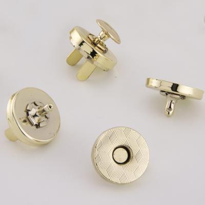 China QingHe Magnetic Button 18x4mm Rivet Fastener Metal Single Side Button LEAD FREE Bronze Stud For Crafts, Purse, Bags and Clothes for sale