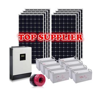 China Home 10 KWH Complete Solar System 50kw Solar System Off Grid Nacyc Solar System With Battery Packs for sale