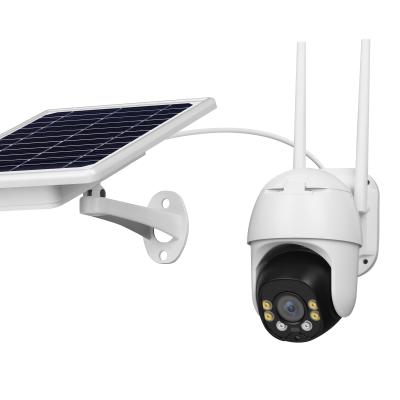 China 4g sim solar card camera solar cctv outdoor waterproof solar security system YN90 for sale