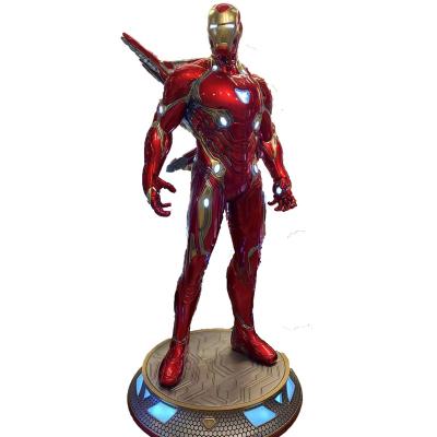 China Hot Sale Metal Paint Iron Man MK50 1/2 People Big Superb Super Restoration Marvel Movie GK Statue for sale