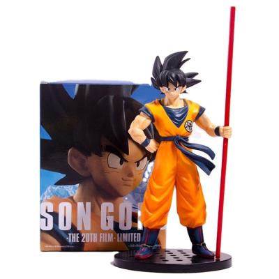 China 2022 Funny Newly Trending 3D Wholesale Japanese Dragon Ball Z Figure Anime Son Goku PVC Action Figure Toys Model Toys for sale