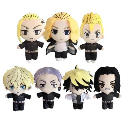 China 22cm Tokyo Avengers Plush Doll Toys Manjiro Ken Takemichi Hinata Atsushi Anime Plushie Pillow Eco-friendly Soft Stuffed Dolls for sale