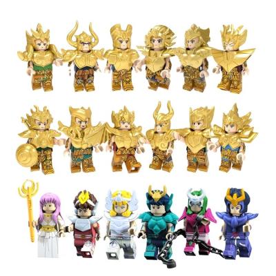 China New Funny Building Blocks Saint Seiya Bricks Twelve Constellations Bricks Figures For Kids Collection Toys Pg8212 Pg8213 for sale