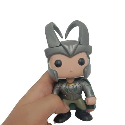 China Funny Funko Noise The Mighty Avenge Loki Action Figure Toys God of Tricks Vinyl Figure Collectible Movie Doll Shake Head Model for sale