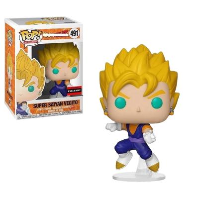 China Super Funko Dragon Balls Funny Pop Saiyan Vegito 491# Goku 492# Action Number Toy Animation Collection Model Vinyl Doll for sale