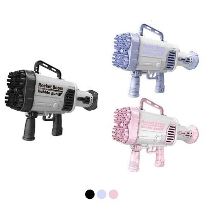 China Funny Outdoor Toy 2022 Automatic Electric Toy Blowing Party Black Pink Shantou Purple Kids Soar Bubble Gun Bazooka, Bazooka, Bubble Bazooka for sale