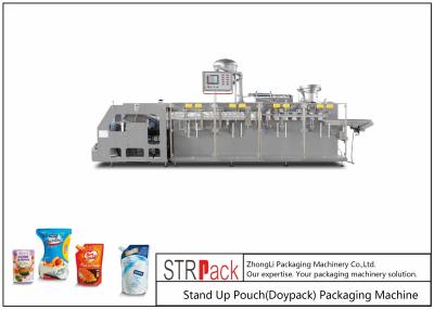 China máquina horizontal do selo da suficiência do formulário da velocidade 60bpm, máquina de empacotamento de Doypack à venda