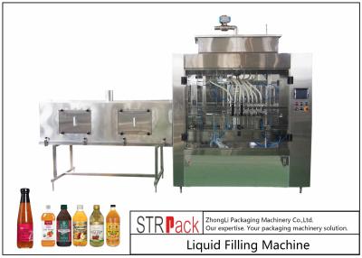 China Máquina de engarrafamento de vidro programada poderosa para o molho do vinagre/soja/pimentão à venda