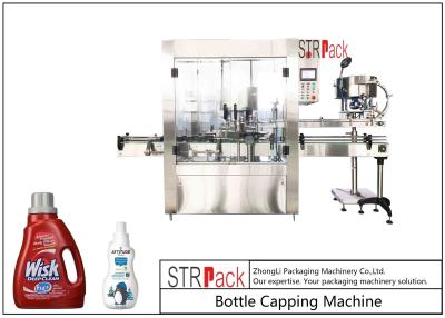 China High Speed Plastic Bottle Capping Machine For Laundry Detergent Cleaner Bottle for sale