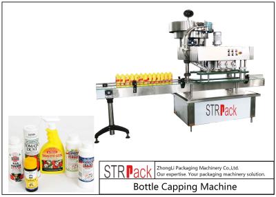 China Hochgeschwindigkeitsspindel-Korkenzieher-mit einer Kappe bedeckende Maschine flexibel mit 60-150 Flaschen/Minute zu verkaufen