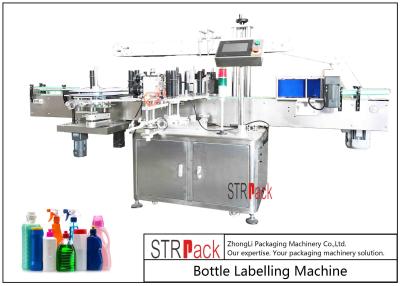 China Regelbare Automatische Sticker van de Etiketteringsmachine/Fles Snelheid 120 van het Etiketteringsmateriaal BPM Te koop