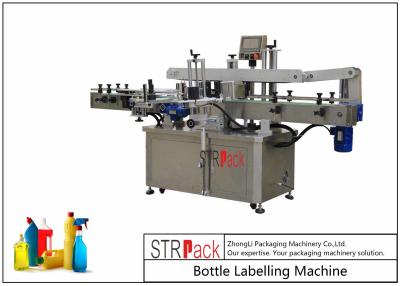 중국 세제 편평한 병을 위한 큰 수용량 튼튼한 병 레테르를 붙이는 기계 판매용