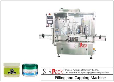 China enchimento do frasco do creme da loção 10g-100g e máquina tampando para a indústria dos cosméticos à venda