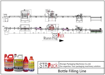 Cina Agro linea chimica dell'imbottigliamento/linea liquida farmaceutica delle macchine di rifornimento prestazione stabile in vendita