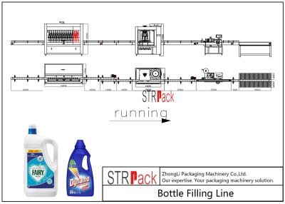 Cina Linea della macchina di rifornimento del detersivo di lavanderia di controllo dello SpA con alta efficienza di produzione in vendita