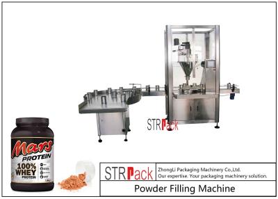 China máquina de enchimento automática estável do pó 50g-5000g, máquina de embalagem química do pó à venda