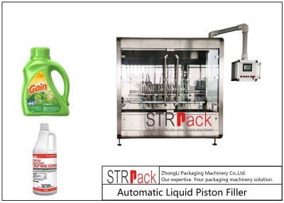 Cina 16 ugelli di riempimento imbottiglianti di multiplo del riempitore del pistone del SERVO liquido automatico della testa 220 V 60Hz 15A come 6, 8, 12 o 20 in vendita