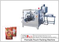 Cina Liquido della macchina imballatrice del doypack e impacchettatrice borsa-dati automatici 380V della pasta pressione d'aria di 3 fasi in vendita