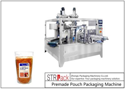 China Coco Powder Packaging Machine Ground Coffee Packaging Equipment Rotary Fill and Seal With Auger Filler for Powder for sale