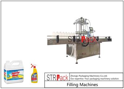 China Máquina de rellenar de limpieza de desengrase 500ml de la goma del PLC SUS304 en venta