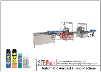 Cina la macchina di rifornimento di sigillatura dell'aerosol di 27.5mm 0.7Mpa ha sterilizzato la macchina imballatrice dell'aerosol in vendita