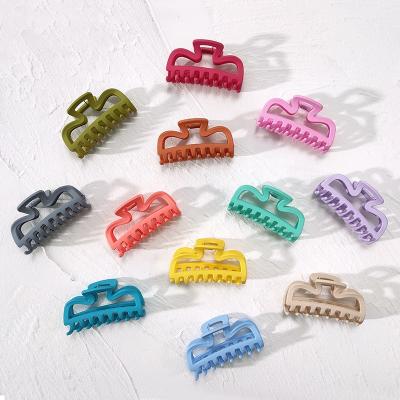 China European and American style girls colorful plastic hair claw fancy hair accessories claw clips hair claw clips women for sale