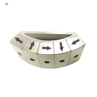 China N42 Industrial Magnet Customized Halbach Array Motor Shim Neodymium Arc Super Strong Magnet for sale