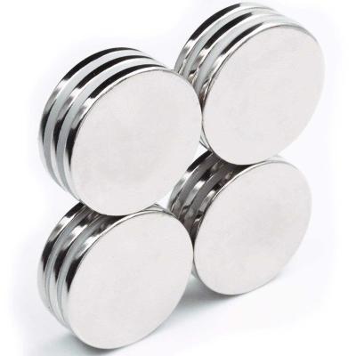 China 3M Round Industrial Stickers Magnet Disc Neodymium Magnet, NdFeB Magnet for sale