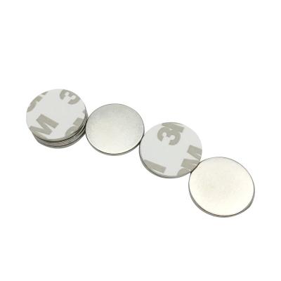 China High Quality Industrial Magnet 3M Self Adhesive Permanent Neodymium Magnet in Round Disc Shape in Cheap Price for sale