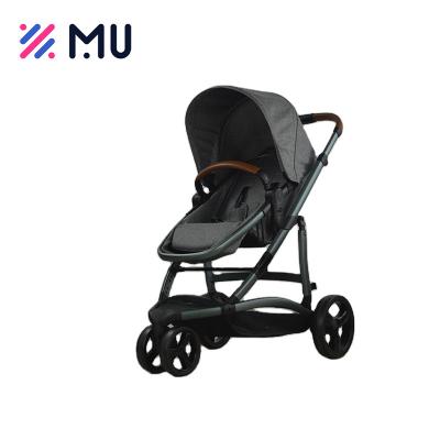 China 300D Mix Fabric Outdoor Portable Travel Jogger Baby Pram Shock Absorbing Adjustable Fast Folding Stroller for sale