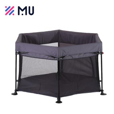 China Portable Modern Kid's Lightweight Indoor Hexagon Fence Playpen For Baby for sale