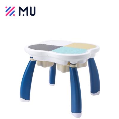 China EUROPEAN Multifunctional Creative Block Table Children Chair and Table Set for sale