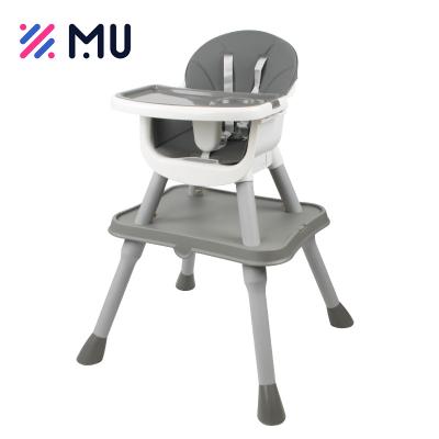 China EUROPEAN PU Fabric Chair Baby High Chair 3 in 1 Booster Seat Baby Feeding Chair for sale