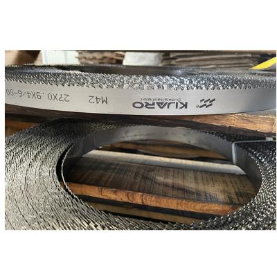 China Metal Cutting & Hardwood Curtting Bimetal Saw Blade Saw Band Cutting Paddle Knock Down Bandsaw Blades for sale