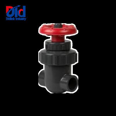 China Suitable DN 65 PVC low pressure high temperature gate valve for gas and water flange connection with lower price and best service for sale