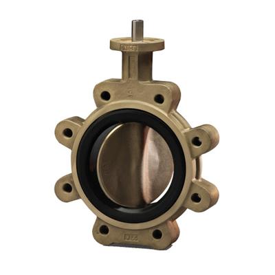 China High Performance Brass Brass Butterfly Valve for sale