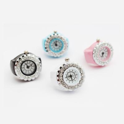 China Trendy New Fashion Trend Ring Watch Women's Diamond Ring Watch for sale