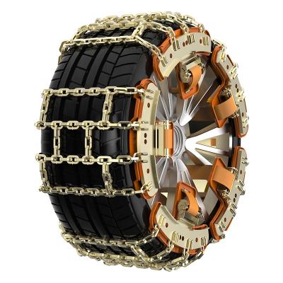 China Factory Direct Hardened Steel Emergency Car Tire Chains Non-Skid Winter Tire Tire Chain Spare Wheels for sale